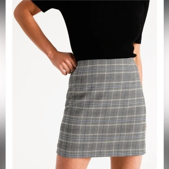 Pencil Skirt Plaid Skirt Dynamite Dynamite Skirts Dynamite Mini